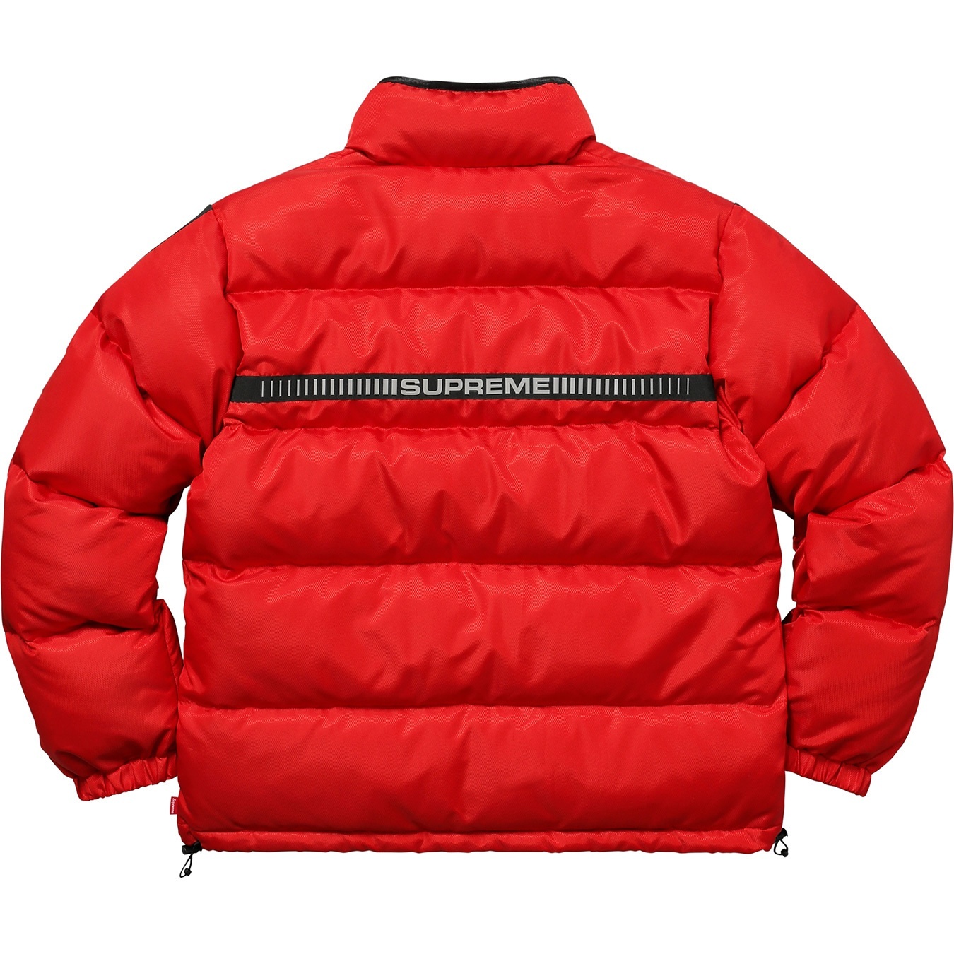 Reflective Sleeve Logo Puffy Jacket view 14